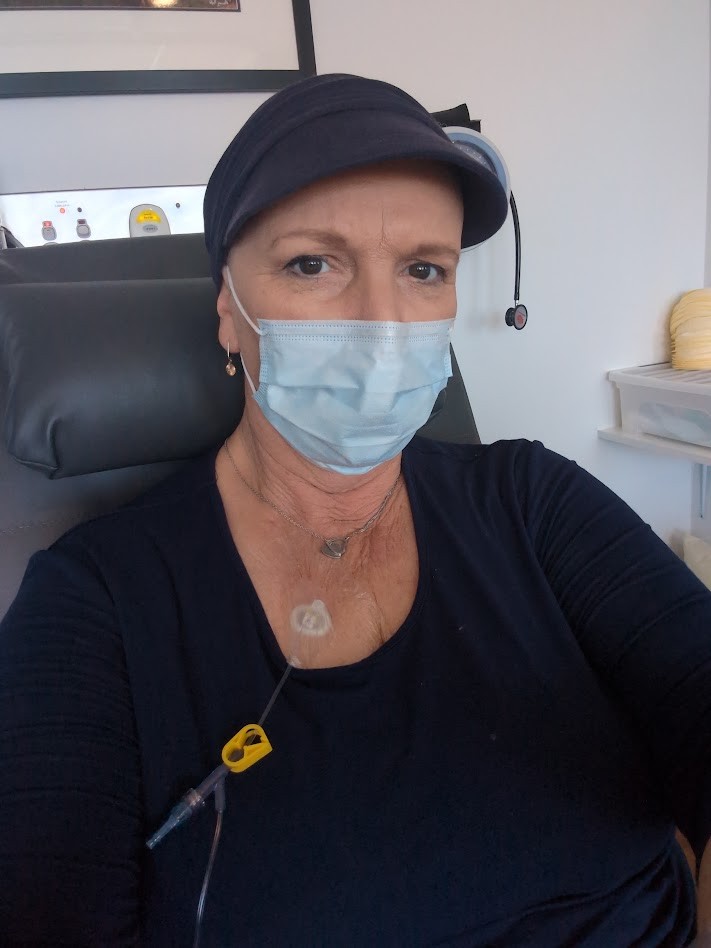 Gill Hodgson, Andrew Love Cancer Centre patient